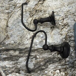 Pair of Metal Toilet Paper Holders